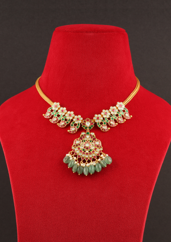 Kundanrekha Elegant Jadau Kundan Necklace