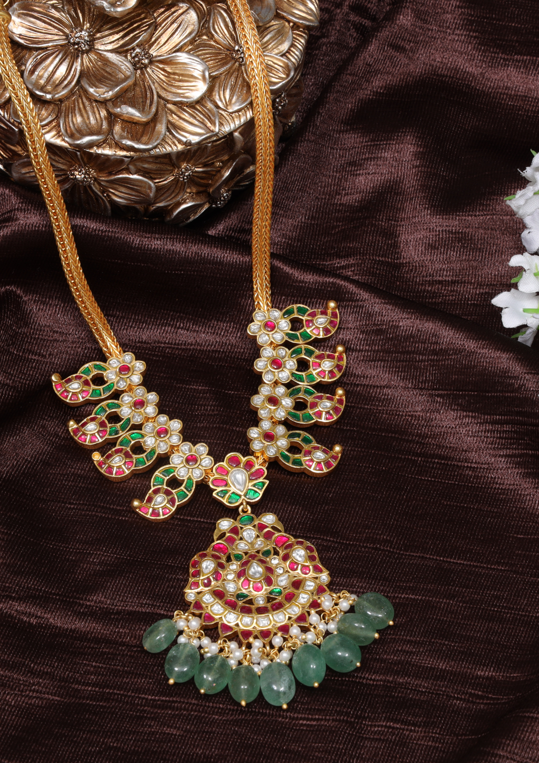 Kundanrekha Elegant Jadau Kundan Necklace
