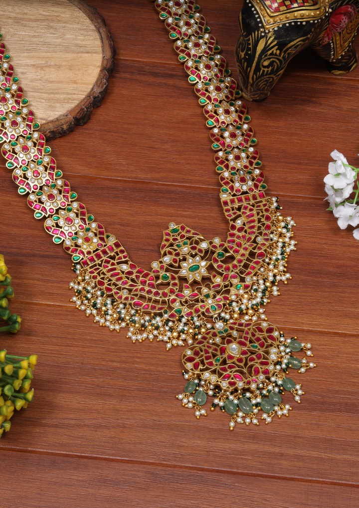 Surkh Mahal Bridal Jadau Kundan Necklace