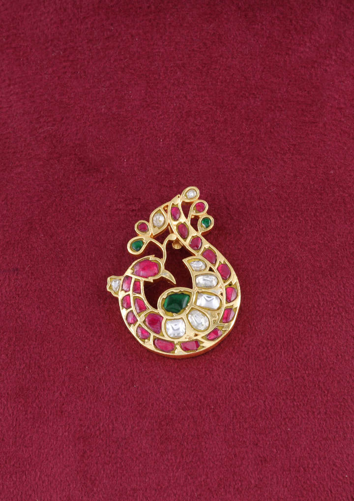 Aarunya Handcrafted Jadau Kundan Pendant