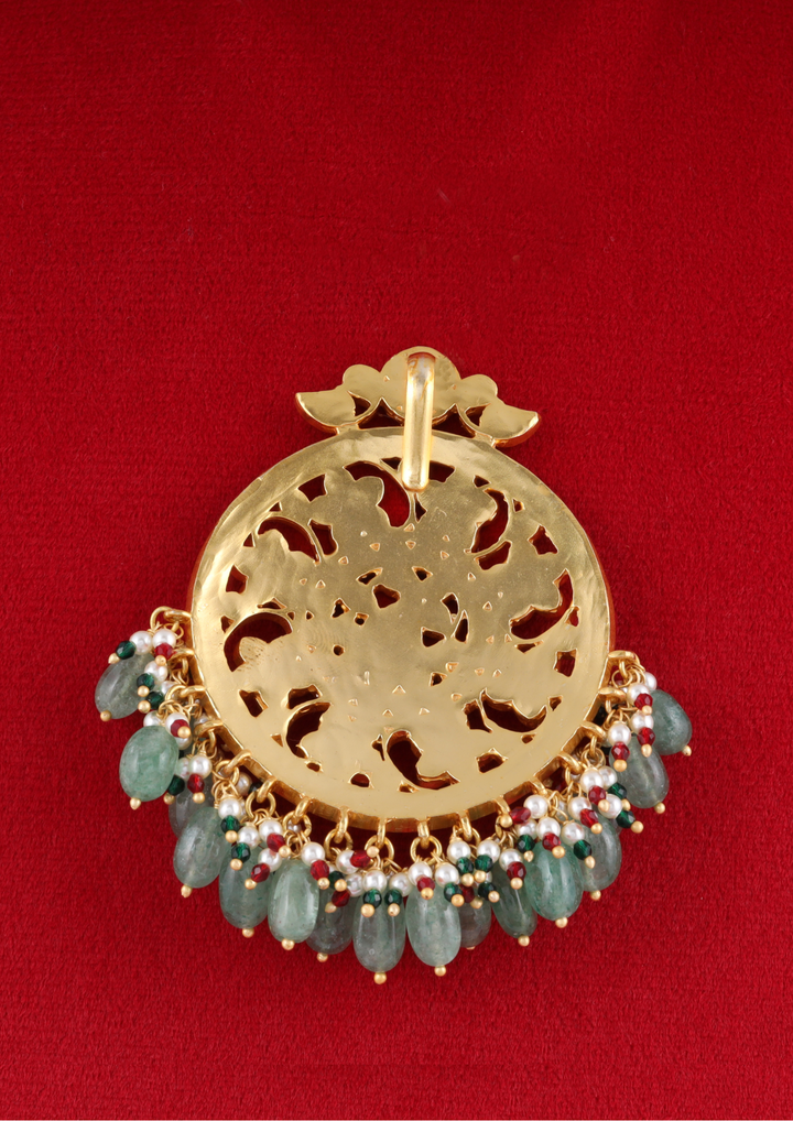 Noorya Handcrafted Jadau Kundan Pendant