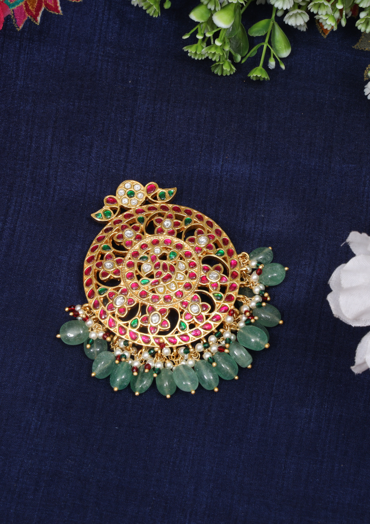 Noorya Handcrafted Jadau Kundan Pendant