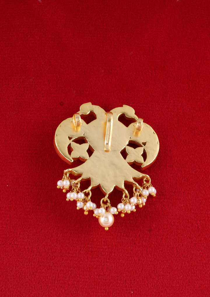 Zarmina Jadau Kundan Pendant