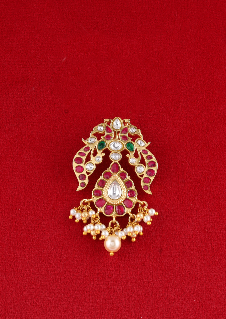 Prakriti Handcrafted Jadau Kundan Pendant