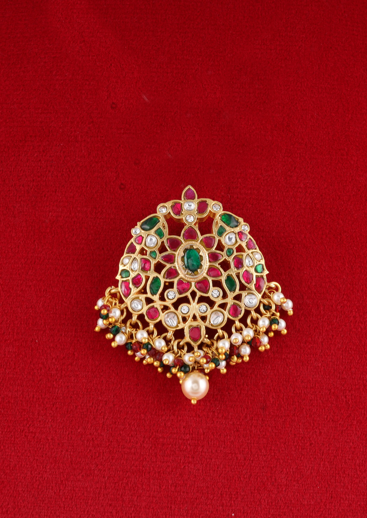 Gulrukh Regal Jadau Kundan Pendant