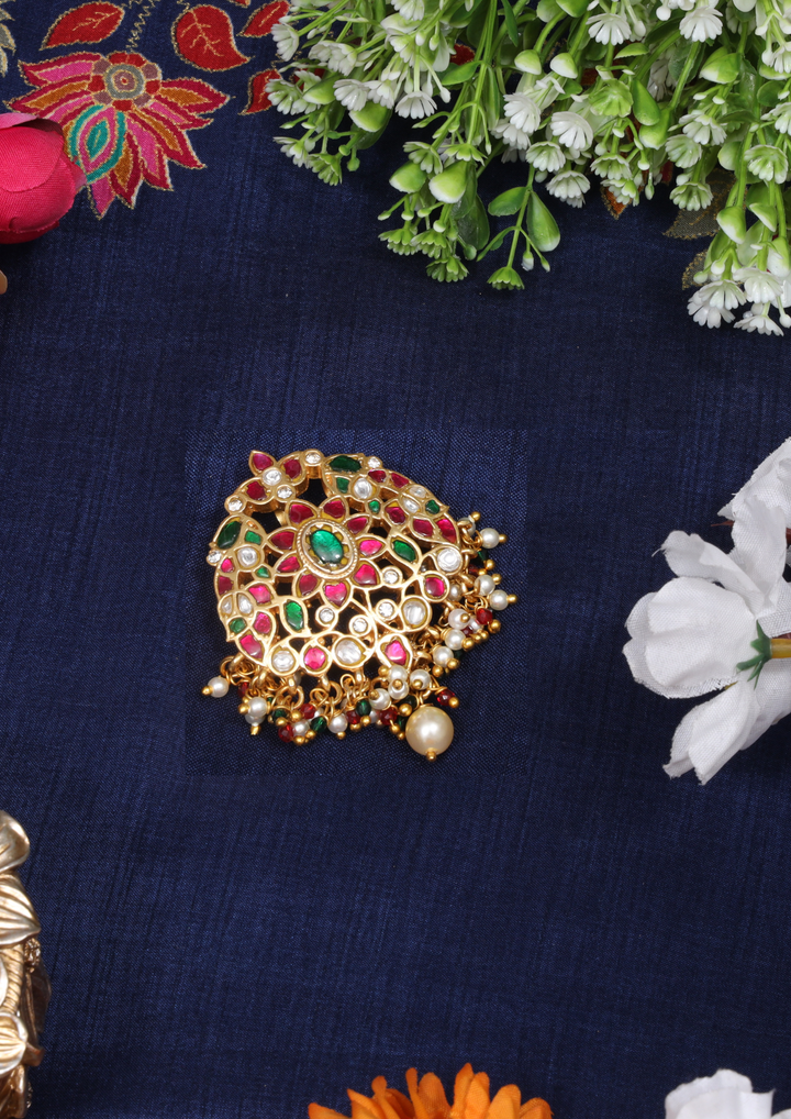 Gulrukh Regal Jadau Kundan Pendant