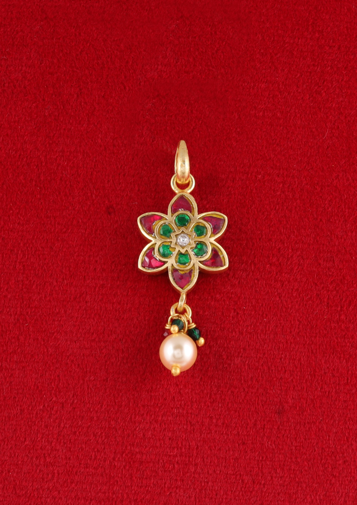 Rehnuma Regal Jadau Kundan Pendant