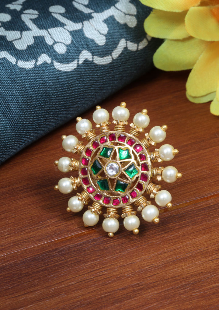 Alankrita Elegant Jadau Kundan Ring