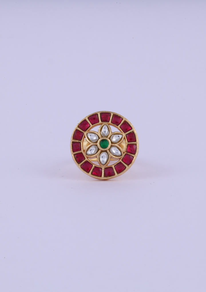 Riddhima Exquisite Jadau Kundan Ring