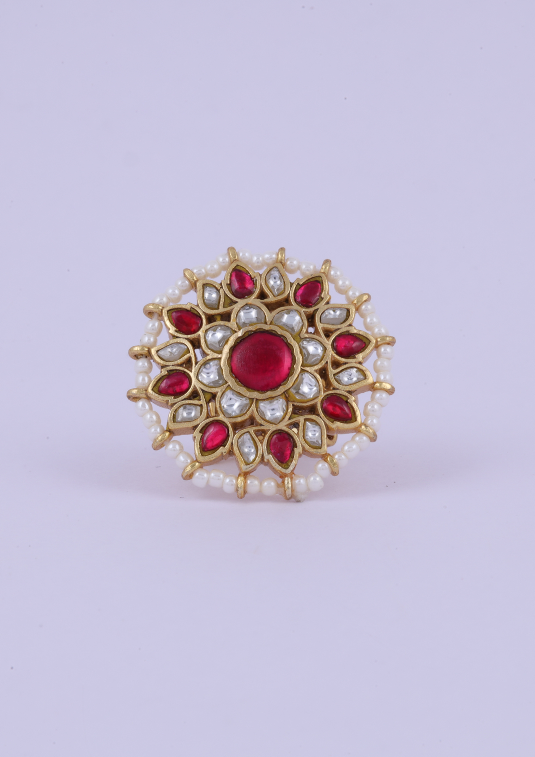 Vasundhara Regal Jadau Kundan Ring