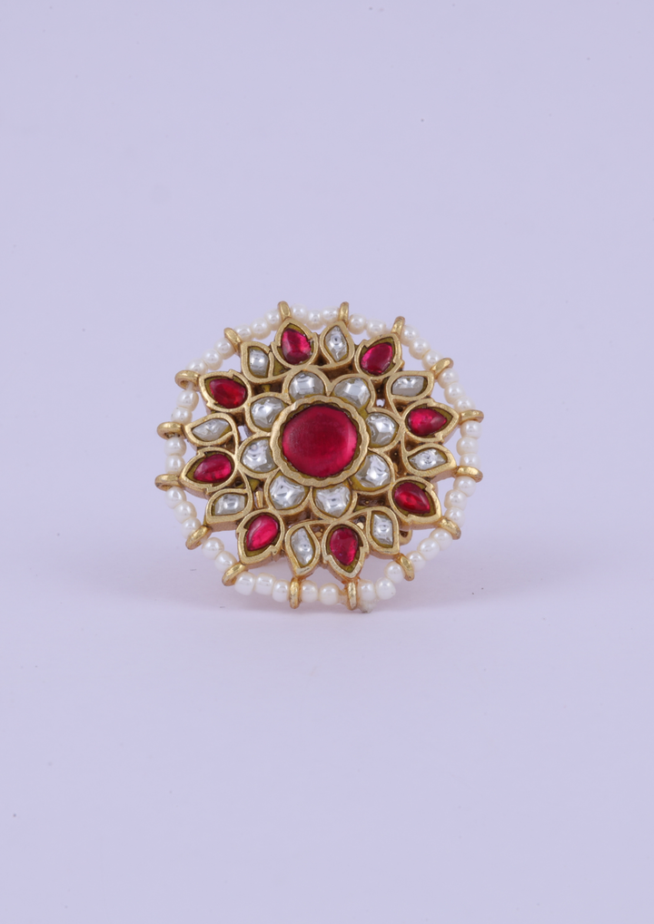 Vasundhara Regal Jadau Kundan Ring
