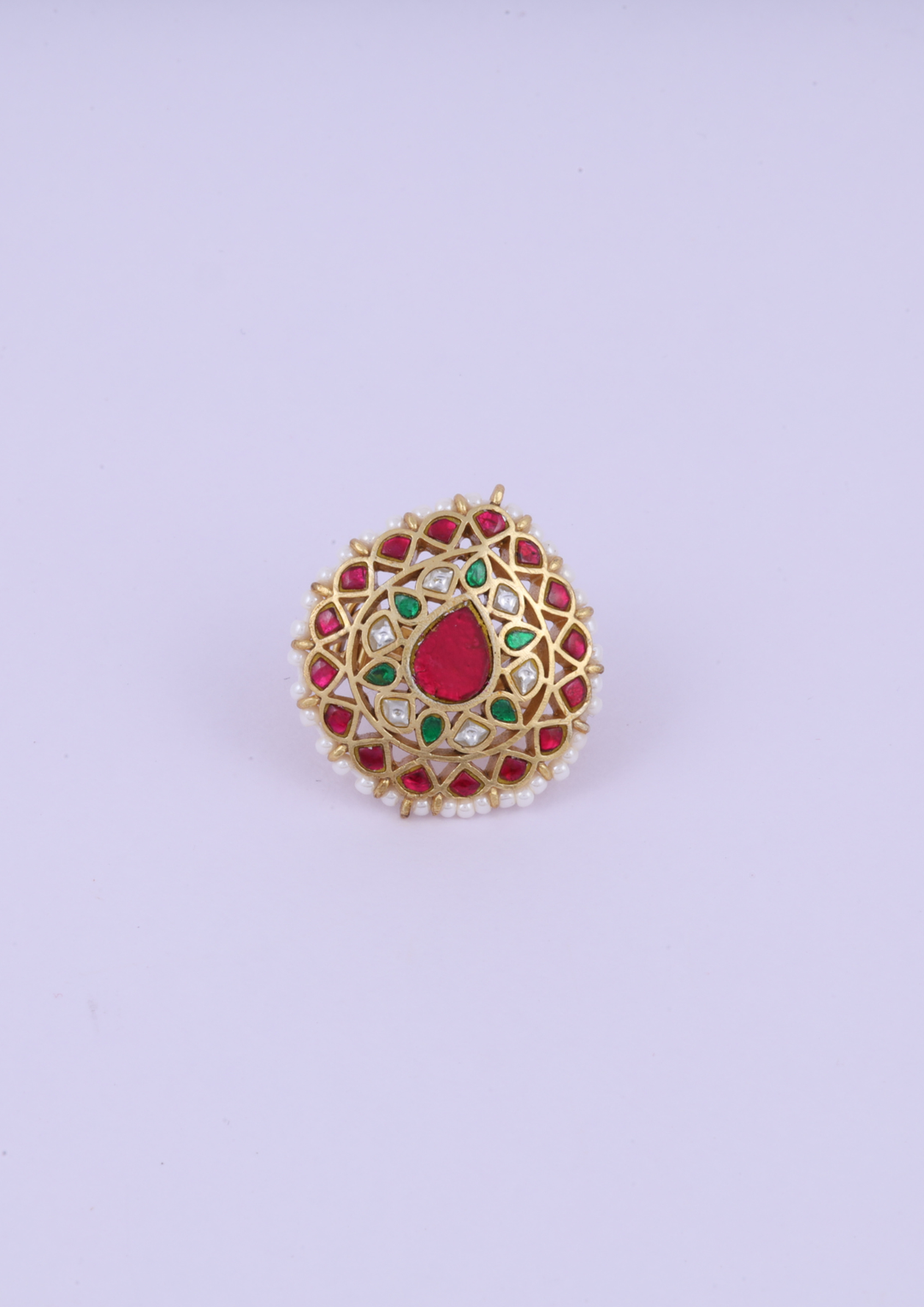 Charita Bridal Jadau Kundan Ring