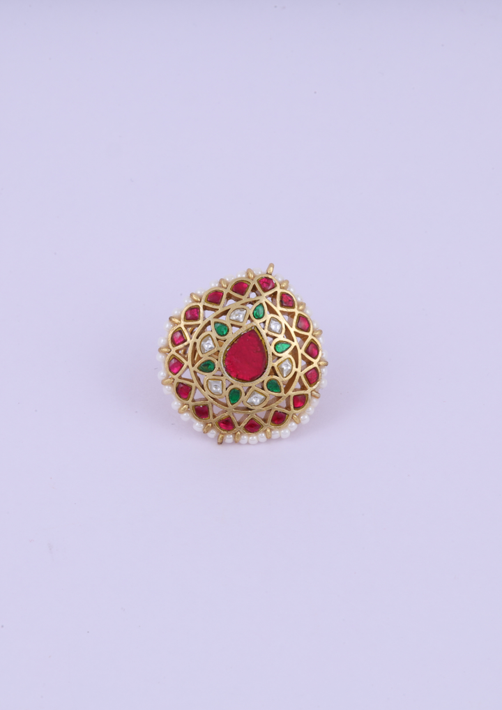 Charita Bridal Jadau Kundan Ring