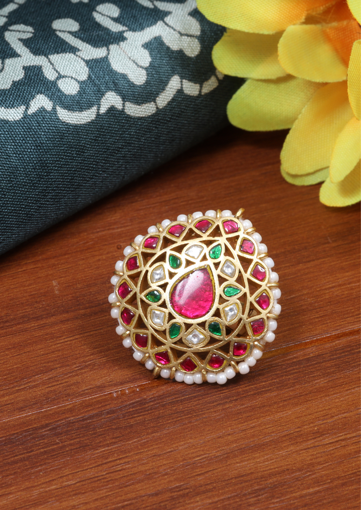 Charita Bridal Jadau Kundan Ring
