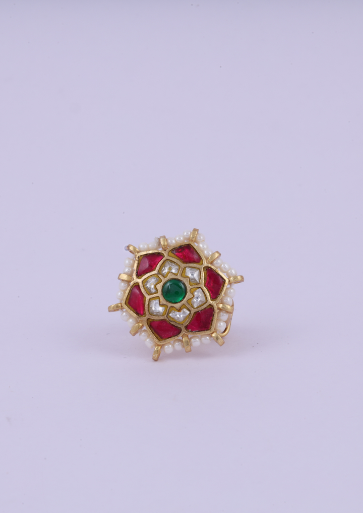 Katyayani Handcrafted Jadau Kundan Ring