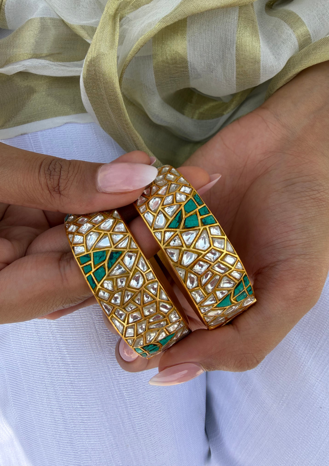 Zarin Jadau Kundan Single Bangle