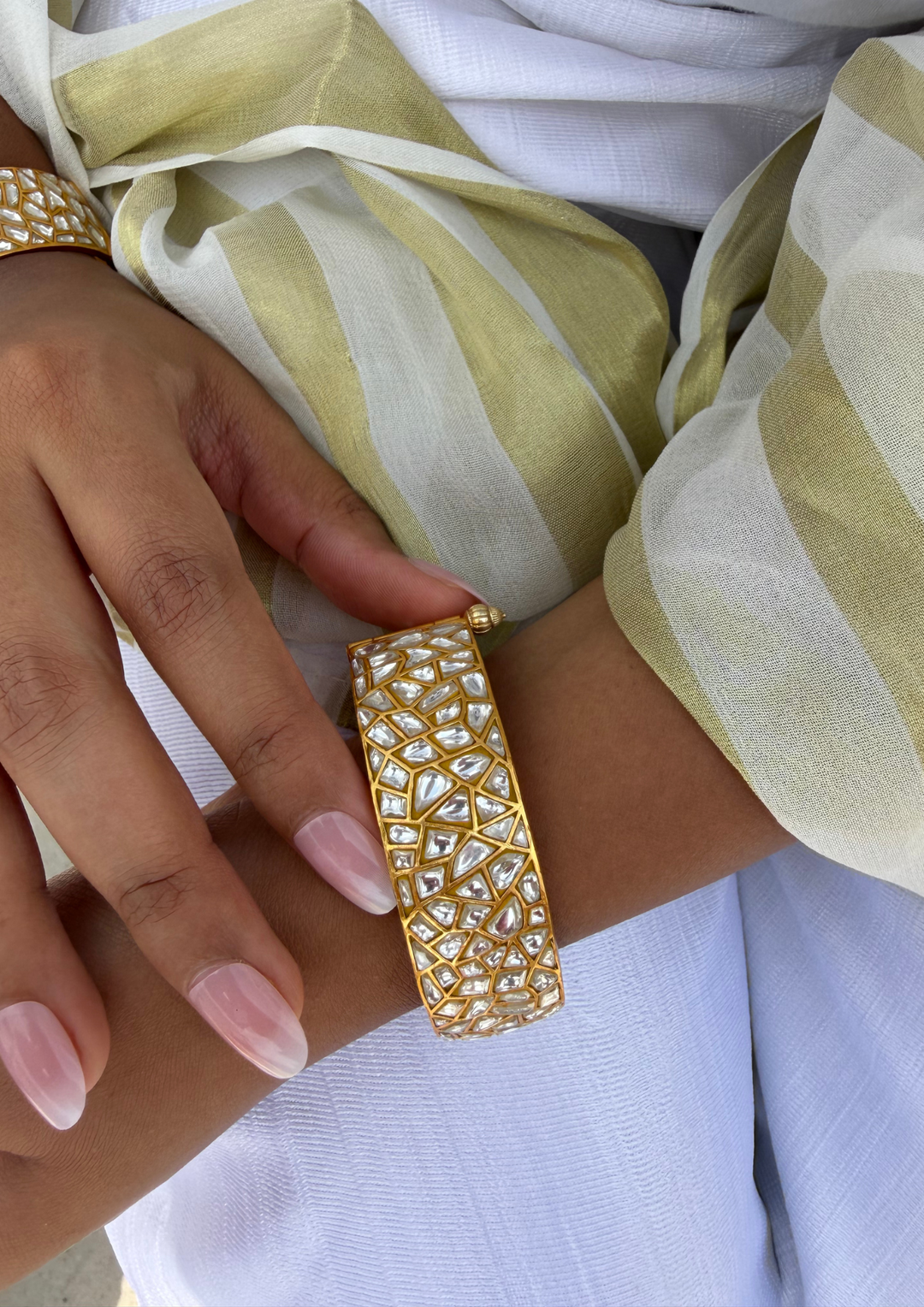 Zarin Jadau Kundan Single Bangle