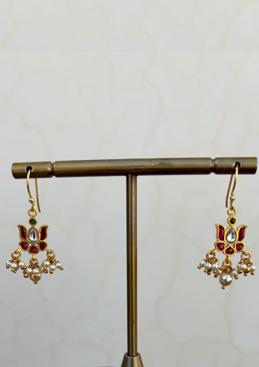Asavari Jadau Kundan Hook Earrings
