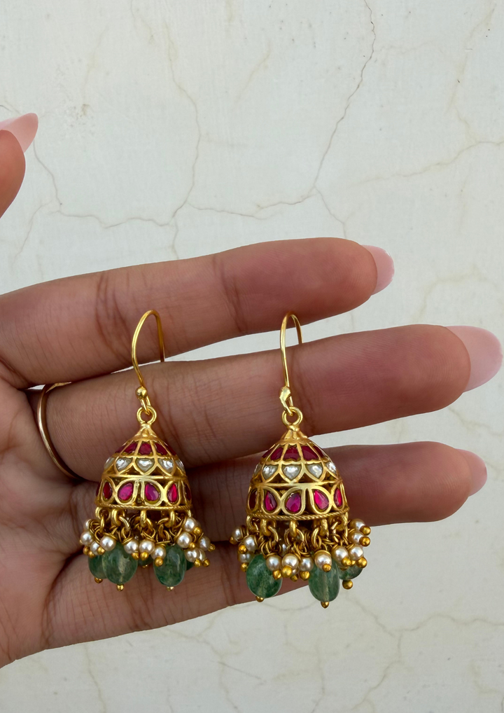 Kamya Jadau Kundan Hook Earrings