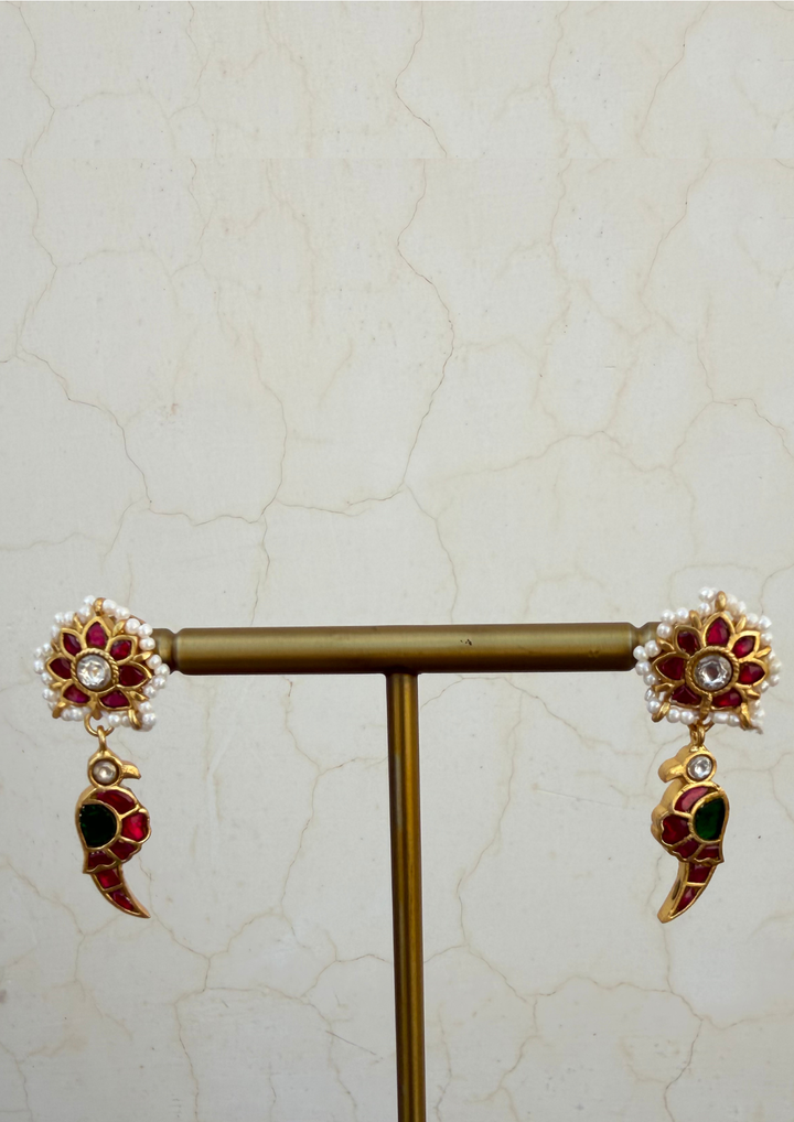 Irina Jadau Kundan Earrings
