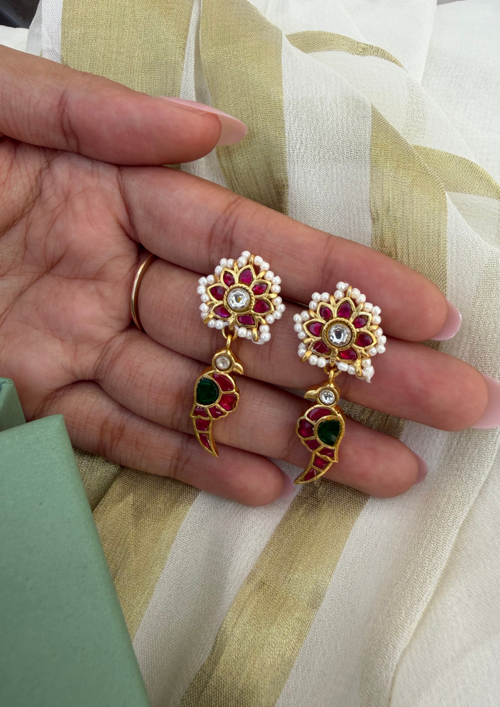 Irina Jadau Kundan Earrings