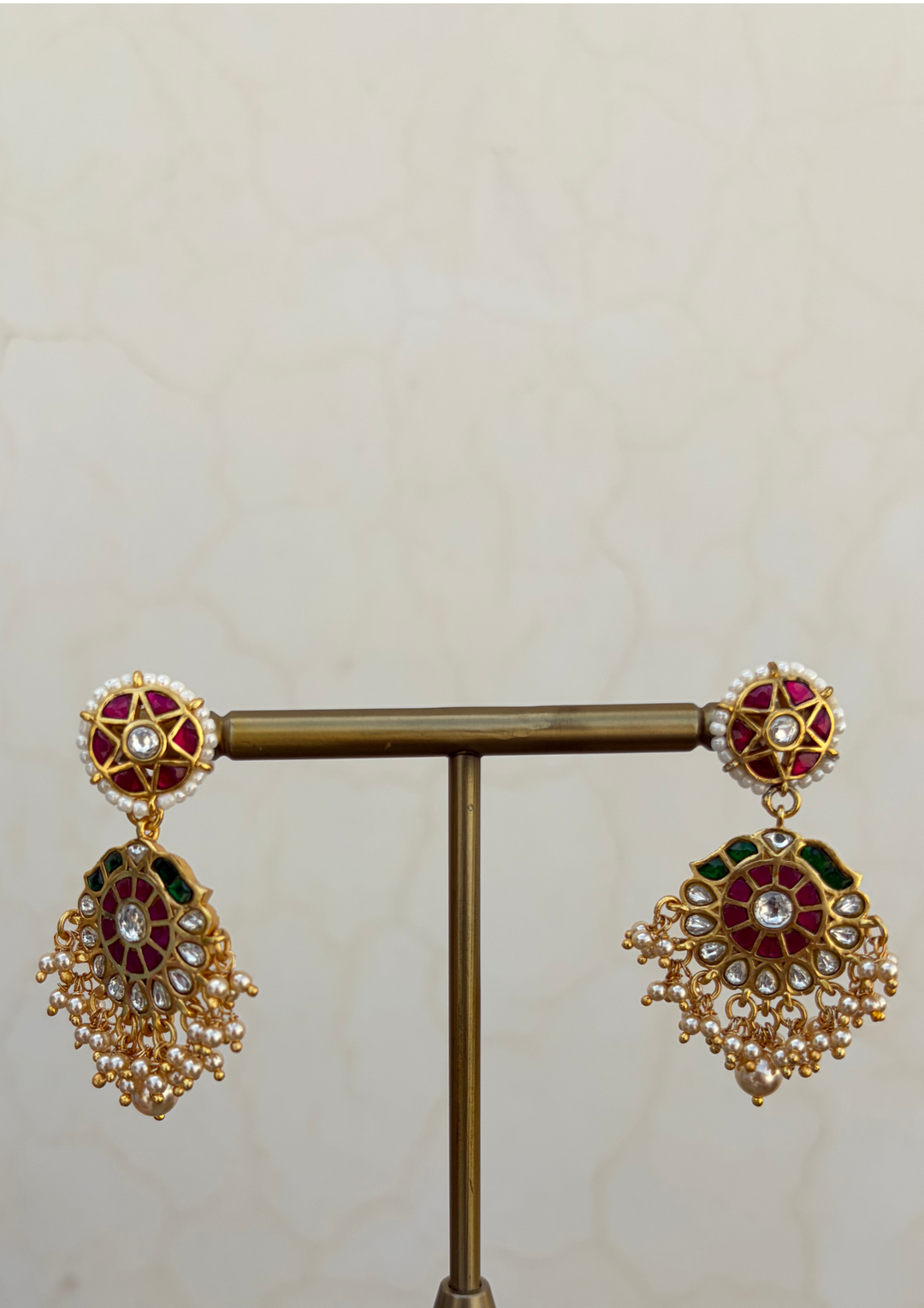 Shrinika Jadau Kundan Bridal Earrings