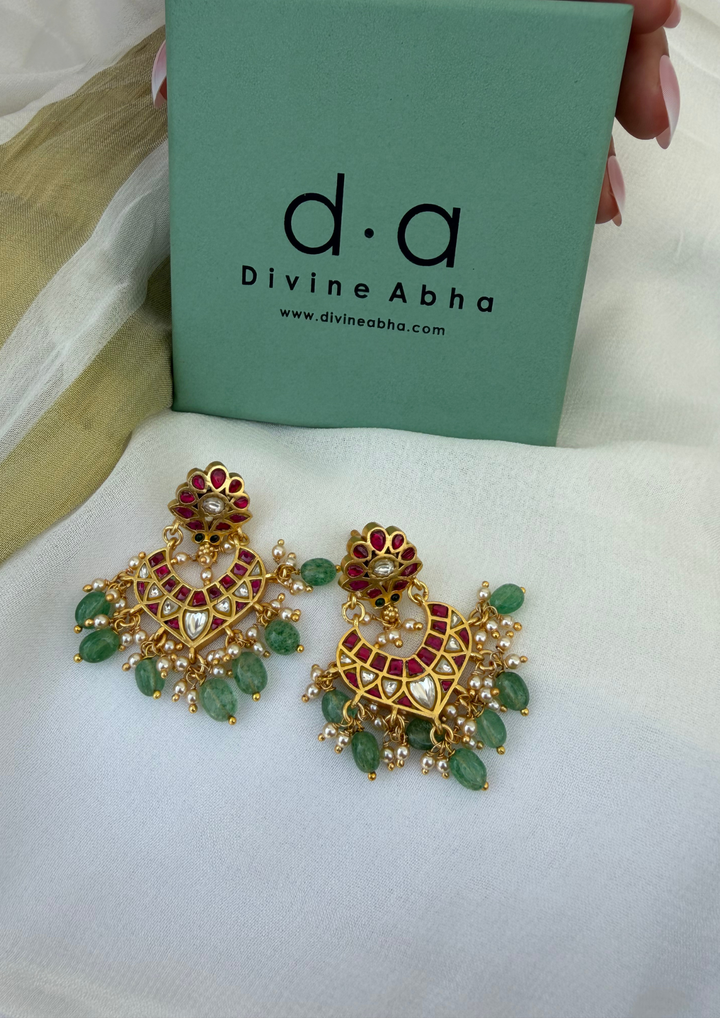 Vesna Jadau Kundan Earrings