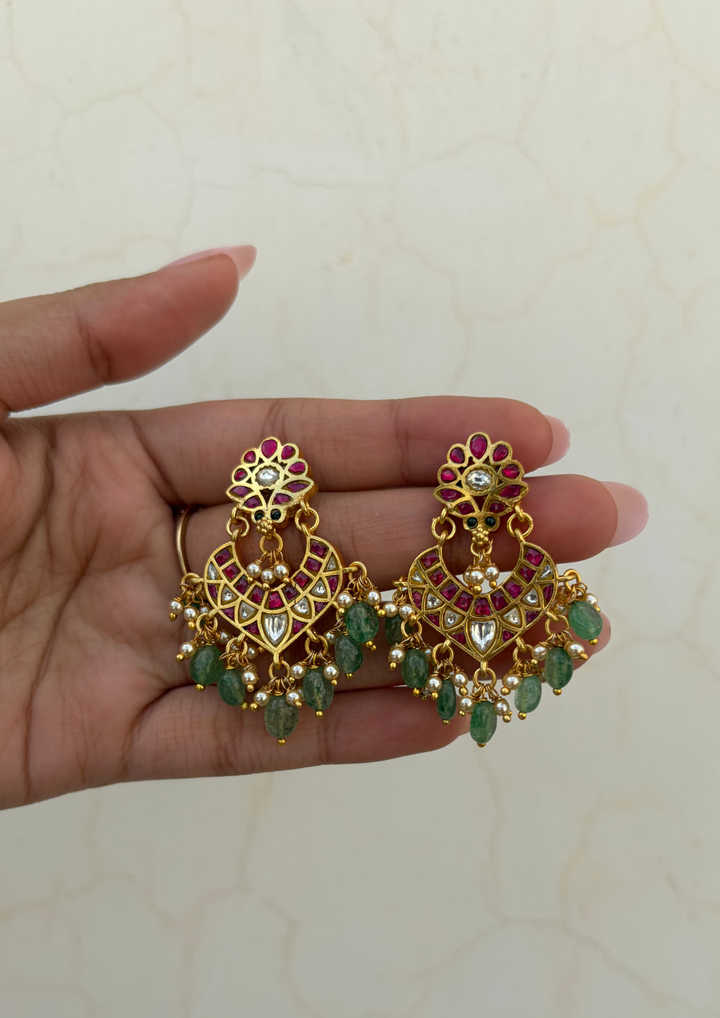 Vesna Jadau Kundan Earrings
