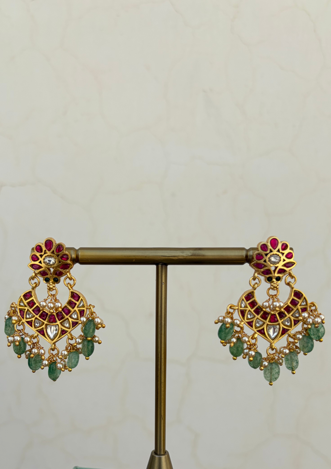 Vesna Jadau Kundan Earrings