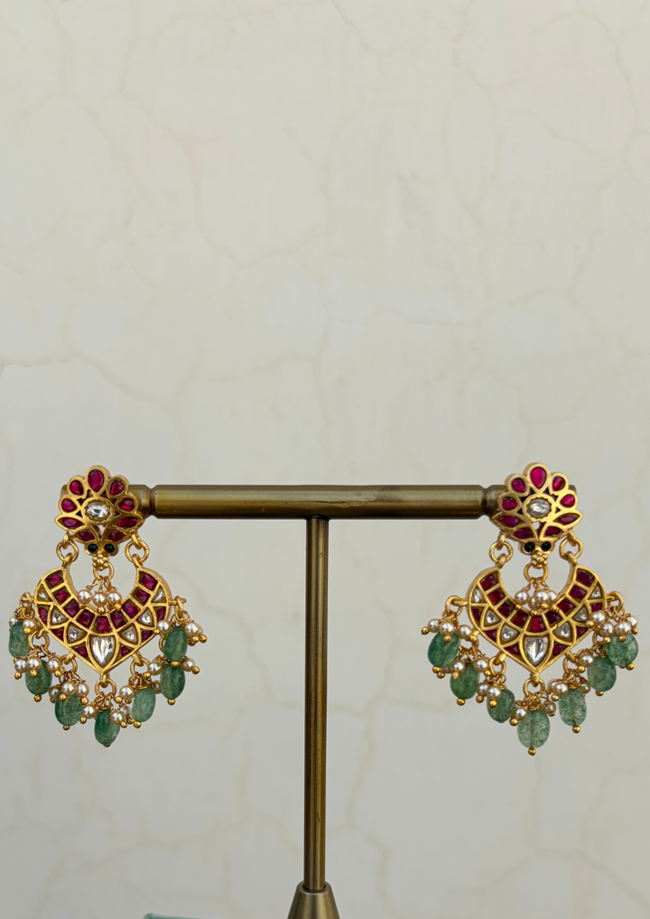 Vesna Jadau Kundan Earrings