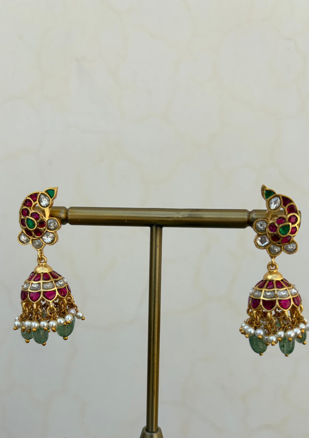 Zoyra Jadau Kundan Jhumka Earrings