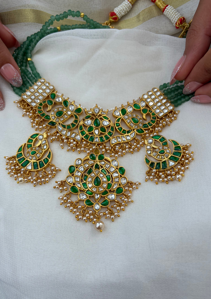 Rasha Jadau Kundan Heavy Bridal Necklace