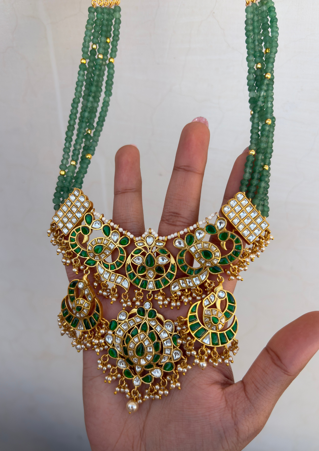 Rasha Jadau Kundan Heavy Bridal Necklace