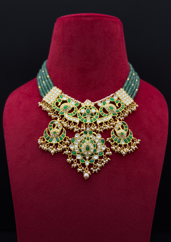 Rasha Jadau Kundan Heavy Bridal Necklace