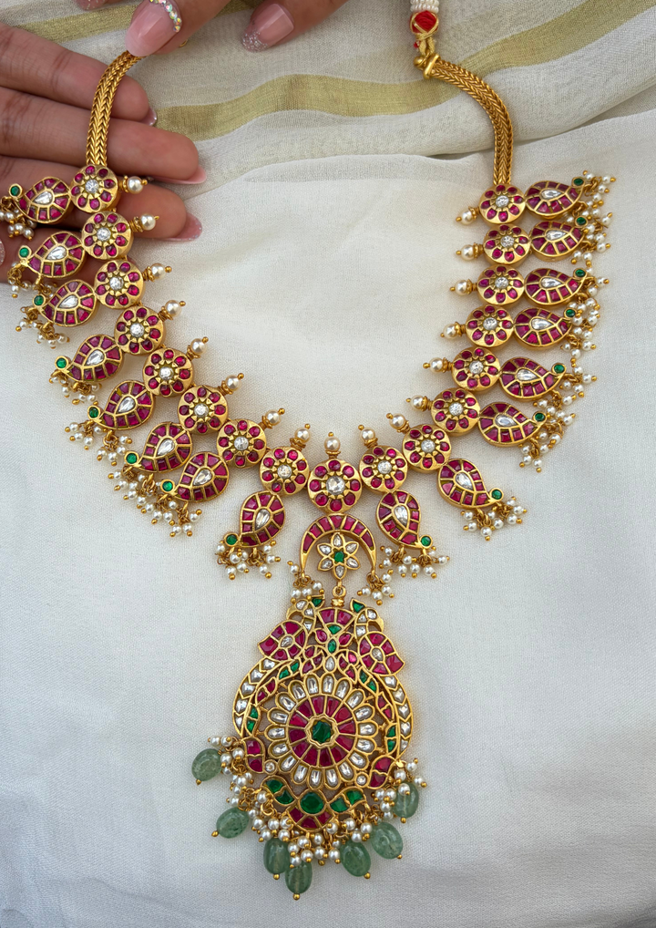 Jafrin Jadau Kundan Necklace