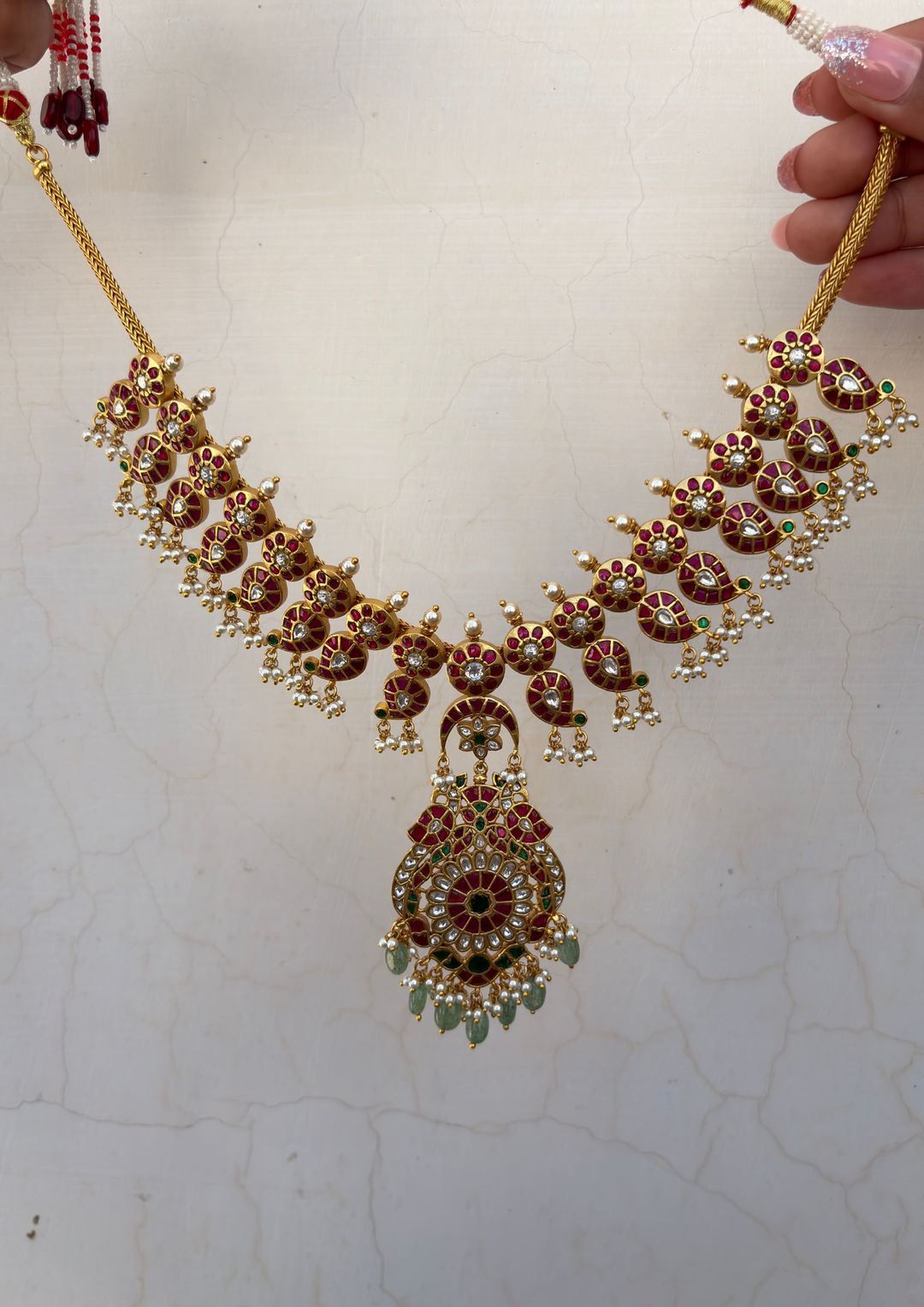 Jafrin Jadau Kundan Necklace