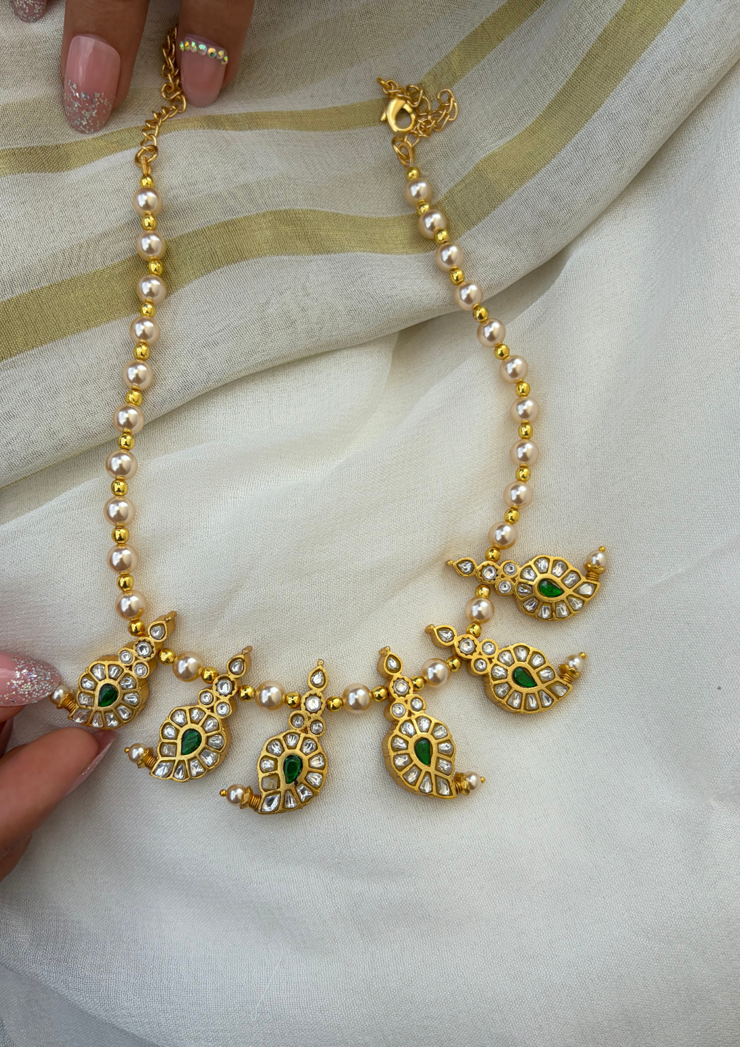 Virasat 2-in-1 Reversible Jadau Kundan Necklace