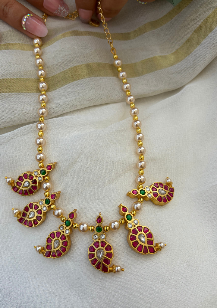 Virasat 2-in-1 Reversible Jadau Kundan Necklace