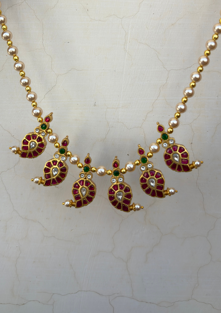 Virasat 2-in-1 Reversible Jadau Kundan Necklace