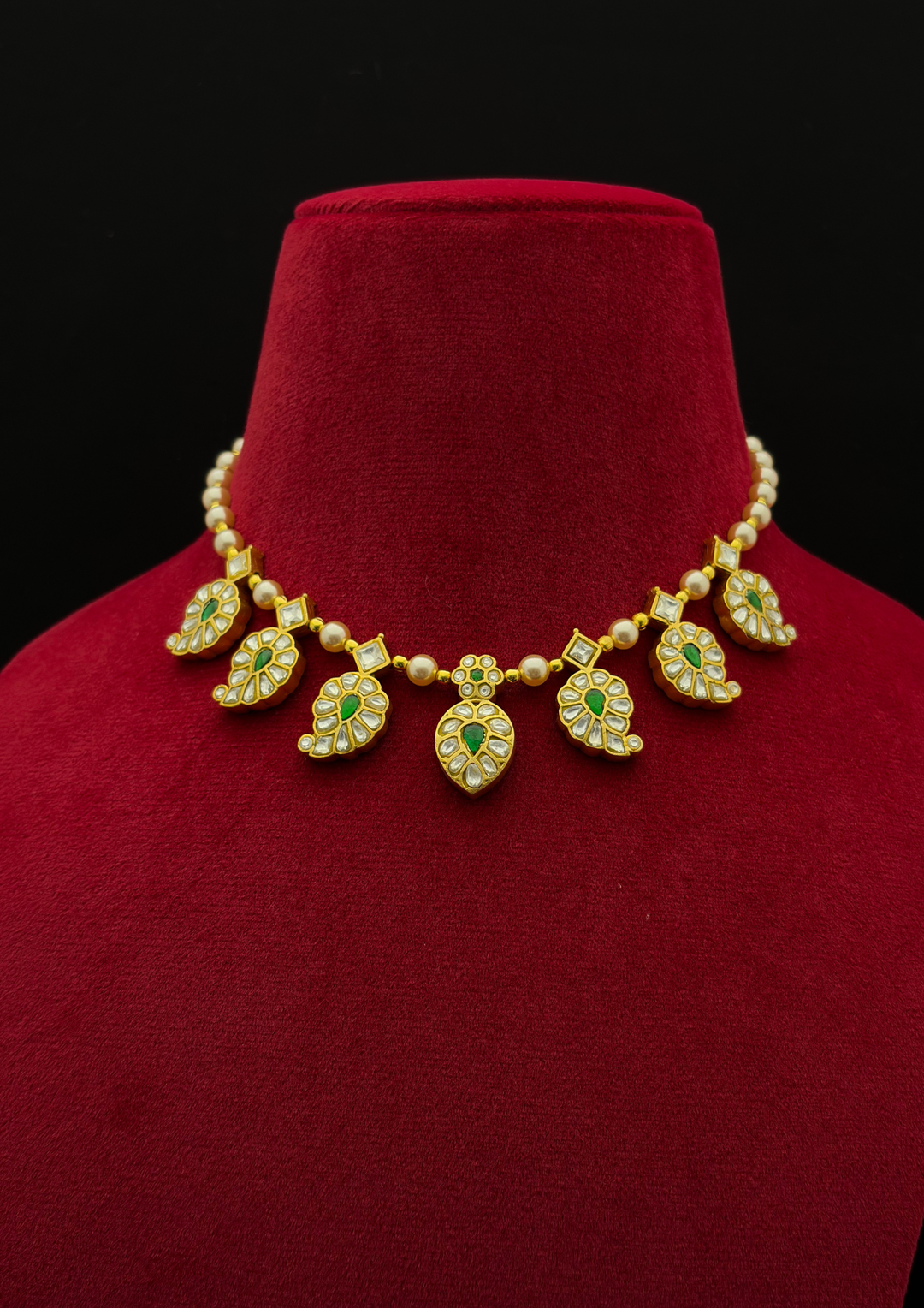 Virasat 2-in-1 Reversible Jadau Kundan Necklace