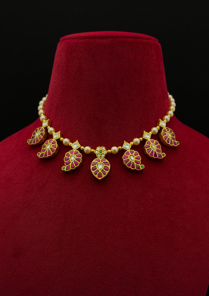 Virasat 2-in-1 Reversible Jadau Kundan Necklace