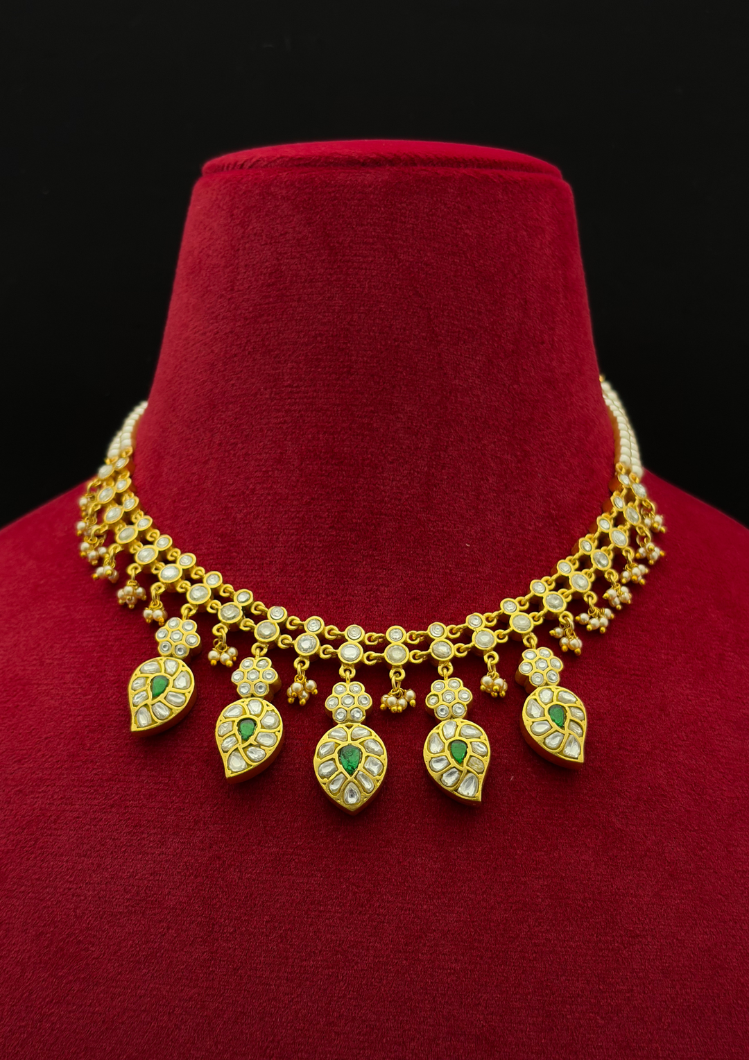 Vrinda 2-in-1 Reversible Jadau Kundan Necklace