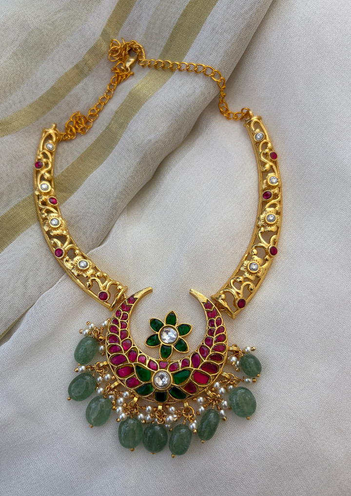 Roshaara Jadau Kundan Hasli Necklace