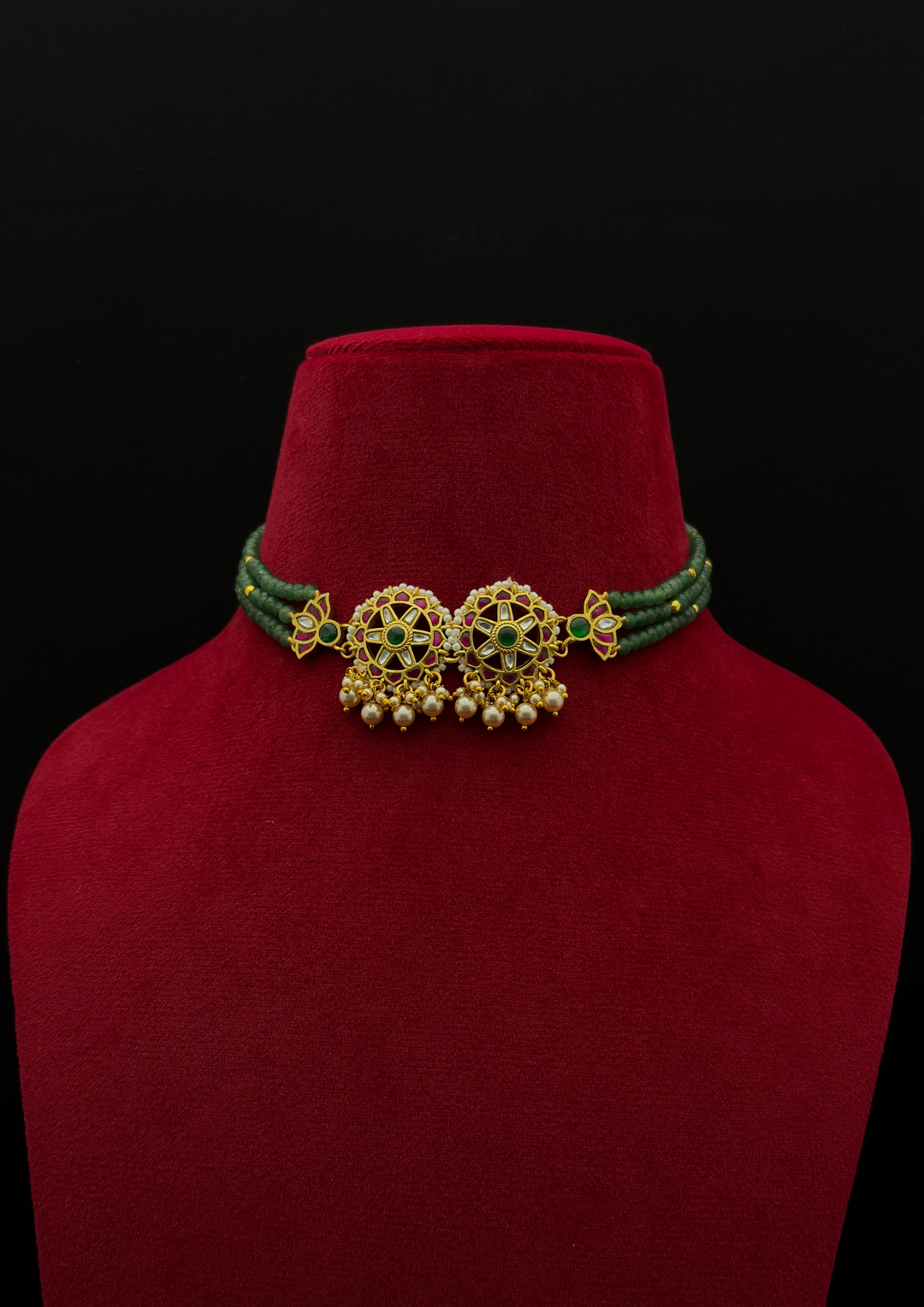 Vrisaya Jadau Kundan Choker Necklace