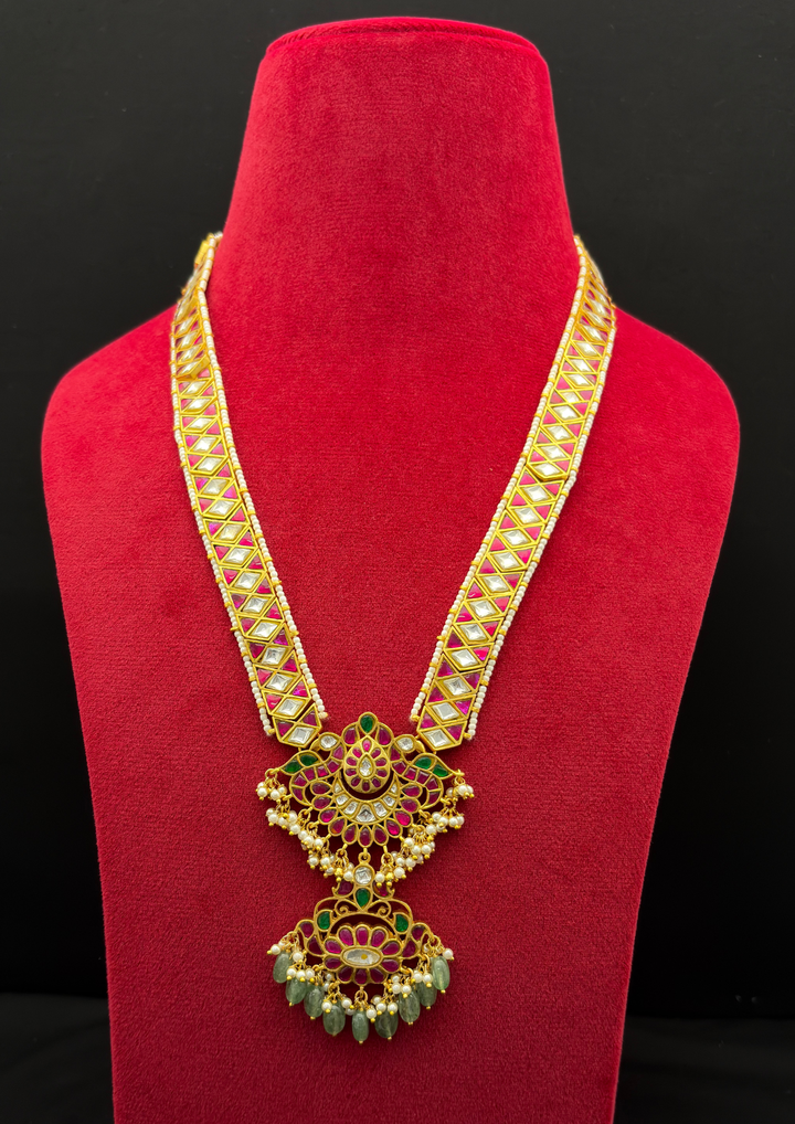 Rangisha Jadau Kundan Long Necklace