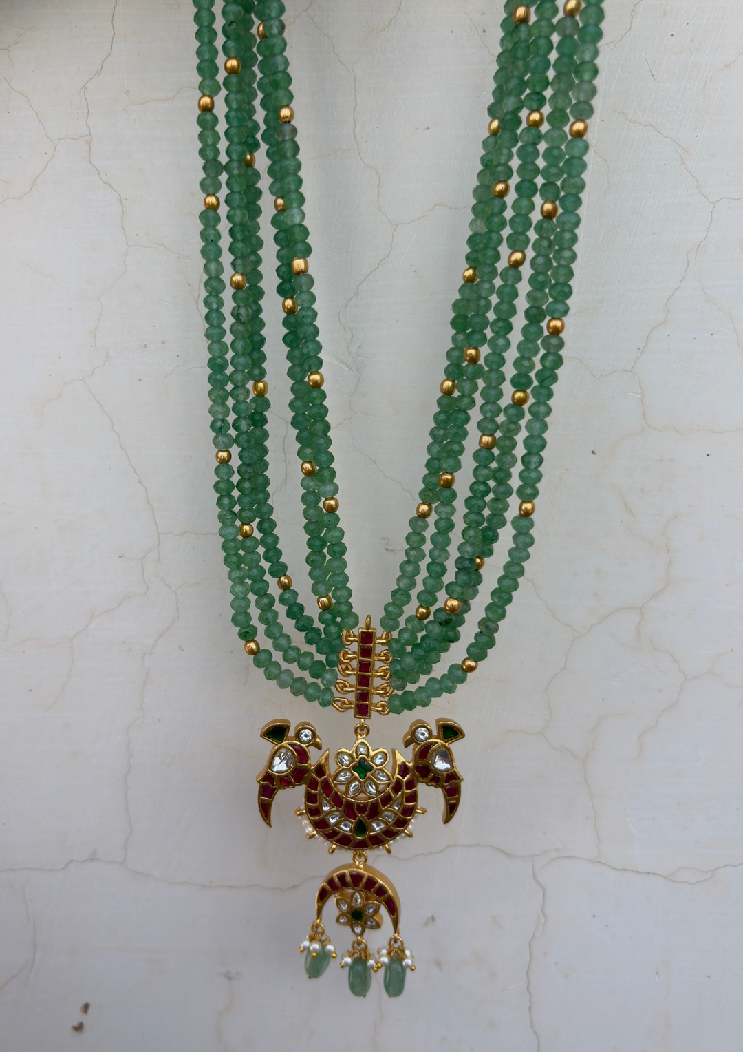 Virehya Jadau Kundan Long Necklace