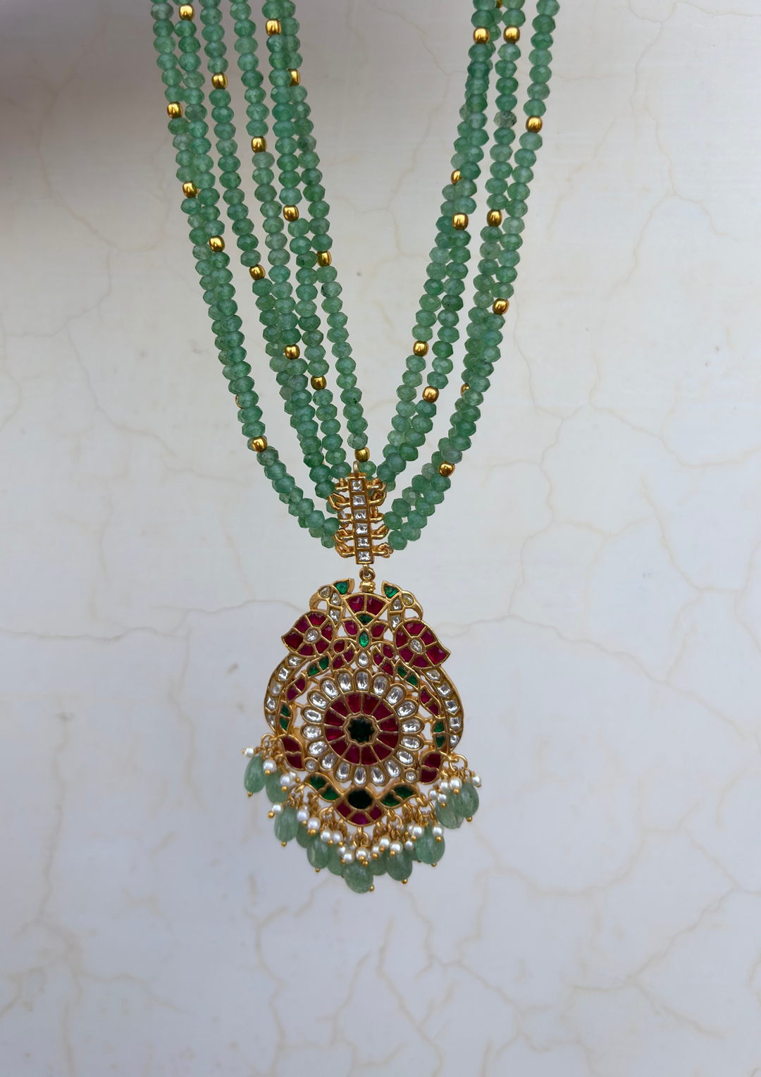Mayuraa Jadau Kundan Long Necklace