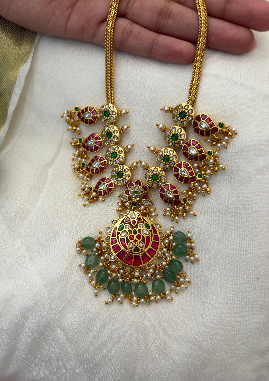 Nazm Jadau Kundan Necklace