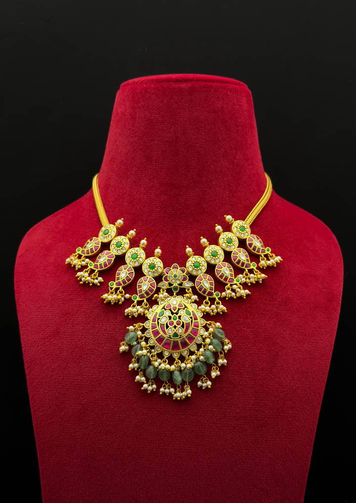 Nazm Jadau Kundan Necklace