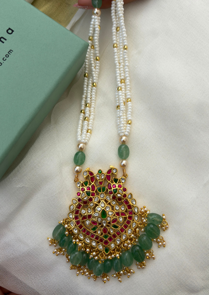 Raina 2-in-1 Reversible Jadau Kundan Necklace